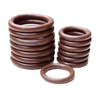 Joint torique en caoutchouc fluoré marron, 2mm OD 5mm ~ 220mm, joints toriques, rondelle d'étanchéité, résistant à l'huile(OD 11.5mm (100Pcs))
