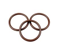 Joint torique en caoutchouc fluoré marron, 3mm x 51mm x 57mm Bague d'étanchéité résistante aux hautes températures età la corrosion