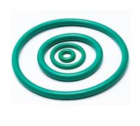 Joint torique en caoutchouc, Joints toriques en caoutchouc fluoré FKM, diamètre du fil 4 mm, OD 13-400, vert(OD 370mm (1Pcs))