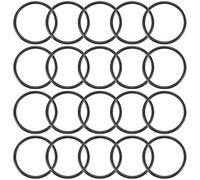 Joint torique en caoutchouc, joints toriques en caoutchouc nitrile, 28 mm OD 24 mm ID 2 mm de largeur, joint d'étanchéité métrique Buna-N, lot de 20 (Juntas toricas de caucho de nitrilo, 28 mm de diam