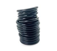 Joint torique en caoutchouc nitrile NBR, diamètre du fil : 2 mmdureté Shore : 90, diamètre extérieur : 21.5 mm, noir, 50 pièces