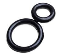 Joint torique en caoutchouc noir, épaisseur 2 mm, 20 à 50 pièces(23x19x2mm (50pcs))