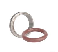 Joint torique en caoutchouc pour bride sous vide ISO KF10 KF16 KF25 KF40, résistant à la chaleur jusqu'à 250 °C, résistant à l'huile et à la pression, design robuste pour systèmes de vide industriels