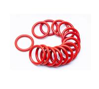 Joint torique en caoutchouc silicone rouge WD CS 2 mm, rondelle d'étanchéité VMQ, diamètre extérieur x section transversale(40x2(50pcs))