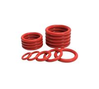 Joint torique en caoutchouc silicone WD, CS 6 mm, joints d'étanchéité VMQ, réparation de joints d'étanchéité, diamètre extérieur 28-1000 mm(180x6(5pcs))