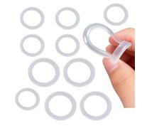 Joint torique en Nylon et Silicone, rondelle en caoutchouc, anti-fuite, entretoise résistante à la chaleur pour la réparation de robinets et de tuyaux 2000pcs OD_15mm*ID_8mm