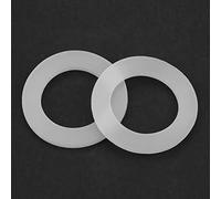 Joint Torique en Silicone Blanc, 12 Pièces, Rondelles d'étanchéité pour Tuyaux à Soufflet (1 pouce)