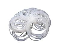 Joint torique en silicone blanc de qualité alimentaire, 1,5 mm de diamètre extérieur, 5 à 80 mm, rondelle étanche, rond, en forme de O, VMQ, lot de 10 ou 50 pièces(50Pcs,OD 53mm ID 50mm)