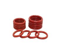 Joint torique en Silicone CS 1/1.5/2.0/2.4/3.1mm, joint torique de plomberie, résistant à l'huile, température, bague d'étanchéité for automobile(50pcs,OD 6mm CS 2mm)