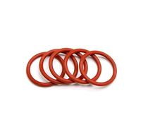 Joint torique en silicone | Joint torique en Silicone rouge Od 5-90mm Cs 2-3mm, paquet de 10, scellage, réparations de bricolage(CS 3mm,OD 43mm)