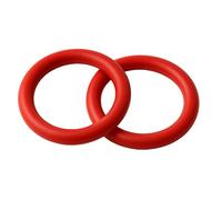 Joint torique en silicone rouge 3 x 1 x 1 mm - Joint d'étanchéité résistant à la chaleur pour cuisine, plomberie, électroménager et automobile