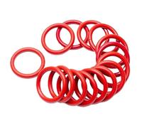 Joint torique en Silicone rouge CS 2.2mm/2.4mm OD 6mm ~ 180mm, bague d'étanchéité en Silicone de qualité alimentaire, étanche et isolée(OD 26mm (100Pcs),CS 2.4mm)