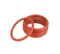 Joint torique en Silicone rouge, épaisseur 4mm, diamètre extérieur 12-200mm, outil d'étanchéité, 20 pièces, 58x50x4mm