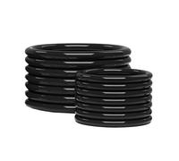 Joint torique EPDM, diamètre du fil 2 mm, diamètre extérieur 24 mm, noir, 50 pièces