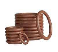 Joint torique FKM 19 mm OD 15 mm ID 2 mm Largeur Joint torique rond, Paquet de 10