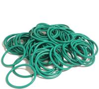 Joint torique FKM durable de 0,8 mm - Joint en caoutchouc fluoré for étanchéité mécanique, 50 pièces, vert, OD 3 mm 4 mm(3mm-0.8mm)