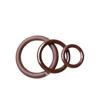 Joint torique FKM | Noir/marron, OD 16,5-24 mm, CS 2,4 mm, 10/20 pièces : étanchéité à haute température et dans l'huile(Brown,20x15.2x2.4 20Pcs)