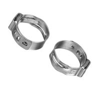 Joint torique industriel, Collier de serrage à gorge sans fin en acier inoxydable 304, une oreille, paquet 10, 5.8-28.5mm(6.8 8.0mm10pcs)