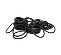 Joint torique industriel, Lot de 100 joints toriques en caoutchouc nitrile, diamètre fil 2 mm, intérieur 6 à 11, d'étanchéité mécaniques for huile, rondelles rondes plomberie(ID 6.8mm)