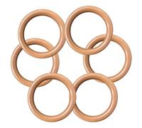 Joint torique, Joints toriques en caoutchouc fluoré marron FKM Viton, tailles multiples, largeur 7 mm(63 mm x 77 mm x 7 mm)