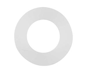 Joint Torique Plat, 12 Pièces Joint Plat Joint Torique en Silicone Blanc Rondelles D'étanchéité Pour Tuyaux à Soufflet Avec Résistance à La Corrosion et Résistance Aux Hautes Températures(1/2")