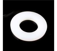 Joint torique plat en caoutchouc de silicone for robinet de plomberie, 20 pièces, blanc, 1/2, 3/4, 1 pouce(1/2inch)