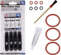Joint torique pour groupe d'infusion Tubulure d'écoulement compatible avec Siemens EQ5 EQ6 EQ7 EQ.8 Bosch Vero | incl. 6g tube de graisse silicone pinceau jeu de crochets
