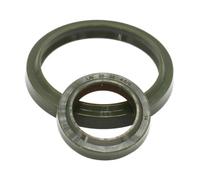 Joint torique rainuré for tige de piston en polyuréthane vert, joint d'étanchéité for vérin hydraulique(6Pcs 14x22x4.5x6)