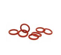 Joint torique rouge, épaisseur CS 4 mm, VMQ, diamètre extérieur 10-90 mm(OD-40mm-20pcs)