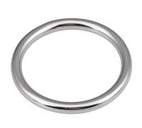 Joint torique sans Couture en Acier Inoxydable 304 de 10 mm, Anneau Rond Solide for Fitness, Yoga, laisses for Chiens, 1 pièce(80mm)