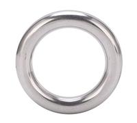 Joint torique soudé en acier inoxydable de qualité marine 304, antirouille, haute résistance, sans couture, anneau rond pour navigation, plongée, hamacs, yoga, fitness, équipement (10 * 40mm)