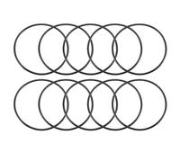 sourcing map Joints toriques en caoutchouc nitrile, diamètre extérieur 75 mm, diamètre intérieur 70 mm, largeur 2,5 mm, joint d'étanchéité métrique, lot de 10