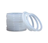 Joint torique VMQ blanc, diamètre du fil 1.9 mm, diamètre extérieur 7.5 mm, joint en caoutchouc, 100 pièces