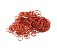 Joint torique VMQ, épaisseur CS 1 mm, diamètre extérieur 5 à 46 mm, rondelle étanche isolée en caoutchouc de silicone, 10 pièces(OD 26mm ID 24mm)