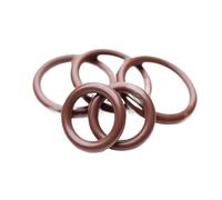 Joint torique WD CS 1 mm, FKM marron, résistant aux hautes températures et à la corrosion, joints toriques en caoutchouc fluoré(19x1(50pcs))