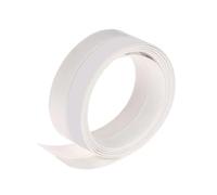 Joint Transparent pour Douche Bande d'étanchéité transparente en silicone for porte et fenêtre, coupe-vent, autocollant mural(1m-white)