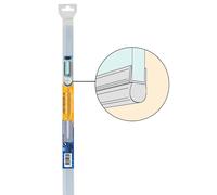 Joint tubulaire pour bas de porte de douche - 2M - EP 5-8MM - GEB - 512368