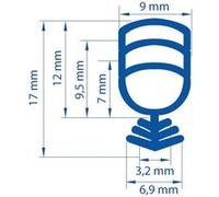 Joint UNIVERSEAL noir pour PVC 25m - ELLEN - 6111193 Noir G
