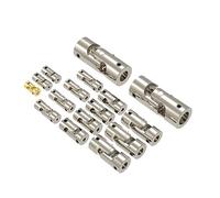 Joint universel en métal for bateau et voiture Rc, couplage de Cardan, 2mm/2.3mm/3mm/3.175mm/4mm/5mm/6mm/8mm/10mm, connecteur de cardan de moteur d'arbre (Color : D9L23-3.17mmx4mm)