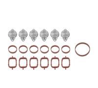 Joint vanne EGR Compatible Avec BMW Ensemble 6 Plaques D'obturation Volet Tourbillonnant Conception 33mm Avec Joint Collecteur D'admission 6 Cylindres PQY-IMK02(22MM)