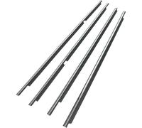 joint vitrage latéral voiture Compatible Avec Toyota Pour Land Pour Cruiser LC100 1998 1999 2000 2001 2002 2003 2004 2005 2006 2007 Garniture Caoutchouc Fenêtre Voiture Pour Coupe-froid(Chrome)