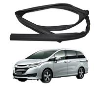 Joint Voiture Bande Caoutchouc Supérieure Fenêtre Voiture pour Honda Odyssey 2015 2016 2017 2018 OE#72275-T6D-H01 72235-T6D-H01 72775-T6D-H01 72735-T6D-H01, Noir,Rear Left