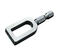 Jointeur de câble en , accessoire de perceuse compact, 6,2 x 1,9 cm, noyau de noueur avec six trous, matériel de câblage, toupie en métal avec hexagone rapide, connecteur multifonction pour