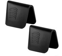 Jointoyeuse Mortier 2 Outil Applicateur pour Joints de pour carrelage et Pierre - Finition Lisse Angle pour intérieur Extérieur Caoutchouc 100x70mm(2PCS black)