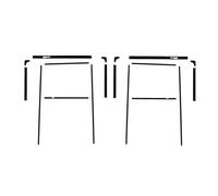 Joints Bande Joint Pour Defender 2007-2016 MTC8472 MUC4072 BFG710040 Glissière Porte Arrière Avec Bouton-poussoir Entretoise Plastique Joint Vitre 5 Mm