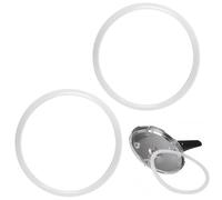 Joints d’etancheite pour autocuiseur lot de 2, diametre interieur 20 cm, anneaux en silicone alimentaire pour cocotte-minute en aluminium, remplacement durable, nettoyage facile