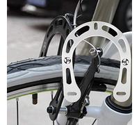 Joints d'armature de Frein, Joints de Freinage de Taille Standard avec Vis de de Vélo de Montagne (Couleur Aluminium)