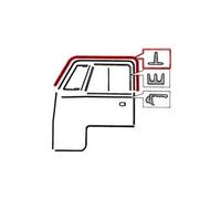 Joints de haut de portes pour VOLKSWAGEN Combi Split Brazil (1957-1975) - 2 pièces