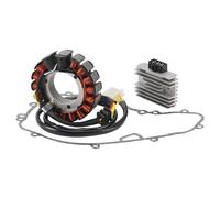 Joints de moteur de moto Kit de joints de régulateur de magnéto pour Stator Topteng, Convient pour Kawasaki KLR650 KL 650 Tengai 1987 - 2007 Culasse joint