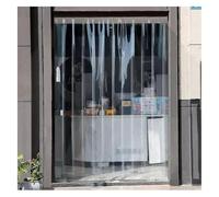 Joints de Porte à enroulement en PVC Type C, adaptés aux Chambres Froides, entrepôts et ateliers. Kit de Pose avec Joint en Plastique étanche à la poussière et au Vent (1 mètre, 0,75 x 2 mèt